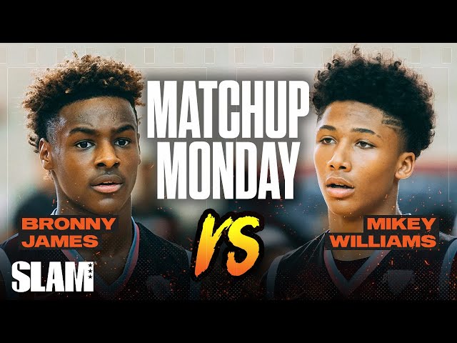 Bronny James vs Mikey Williams: Which Freshman you taking!? SLAM Matchup Monday 🍿