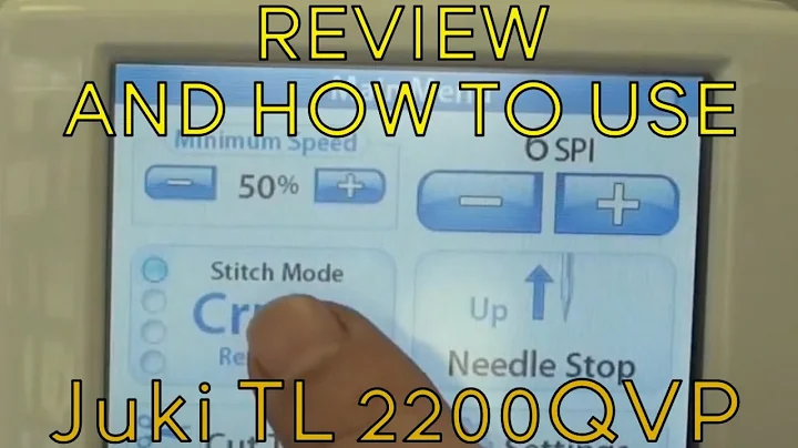 Juki TL 2200QVP Long Arm Quilting Machine Review