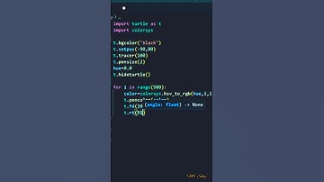 Python Turtle Graphics - RGB Design #python #shorts #coding