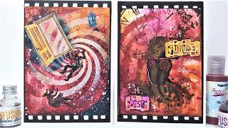 Doctor Who & Twin Peaks Inspired Cards // Mixed Media! Doctor Who & Twin Peaks Inspired Cards // Mixed Media!