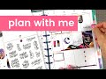 Plan with me in The Happy Planner with Glitter Paint stickers