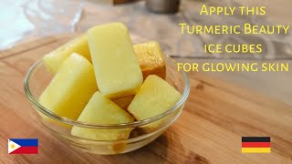 TURMERIC BEAUTY ICE CUBES FOR FACE | CLEAR AND GLOWING SKIN