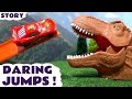 Disney Cars Toys & Hot Wheels Superheroes Dinosaur Daring Jump Toy Story McQueen Race TT4U