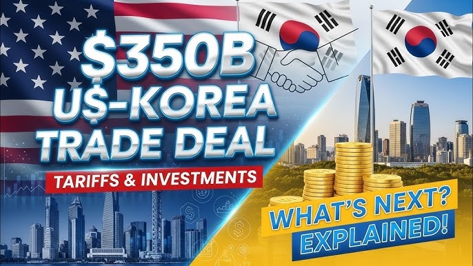 US-South Korea $350B Trade Deal EXPLAINED: Tariffs, Investments & What's  Next! - YouTube