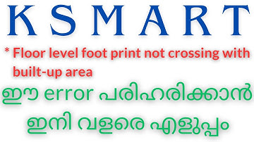Ksmart_Floor Level foot print error