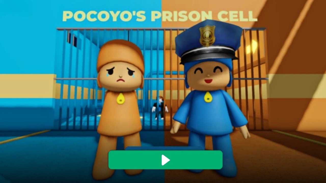 POCOYO PRISONER VS POLICE PRISON RUN OBBY! (#roblox) - YouTube