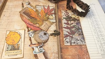 Altered File Folder - Woodland Autumn / Fall Themed - Part 4 - Junk Journal