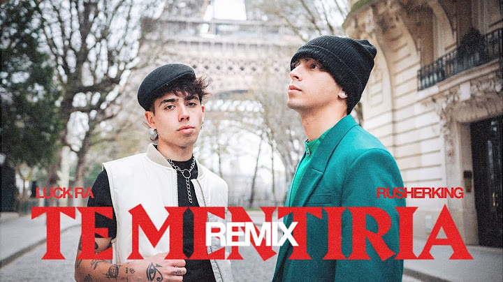 Luck Ra featRusherking - TE MENTIRIA (Remix)