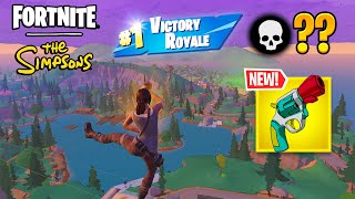 Fortnite Simpsons | High Kill Solo Win Full Gameplay (Keyboard & Mouse)