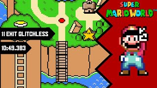 Pb Super Mario World 11 Exit Glitchless 1049.383 Rta