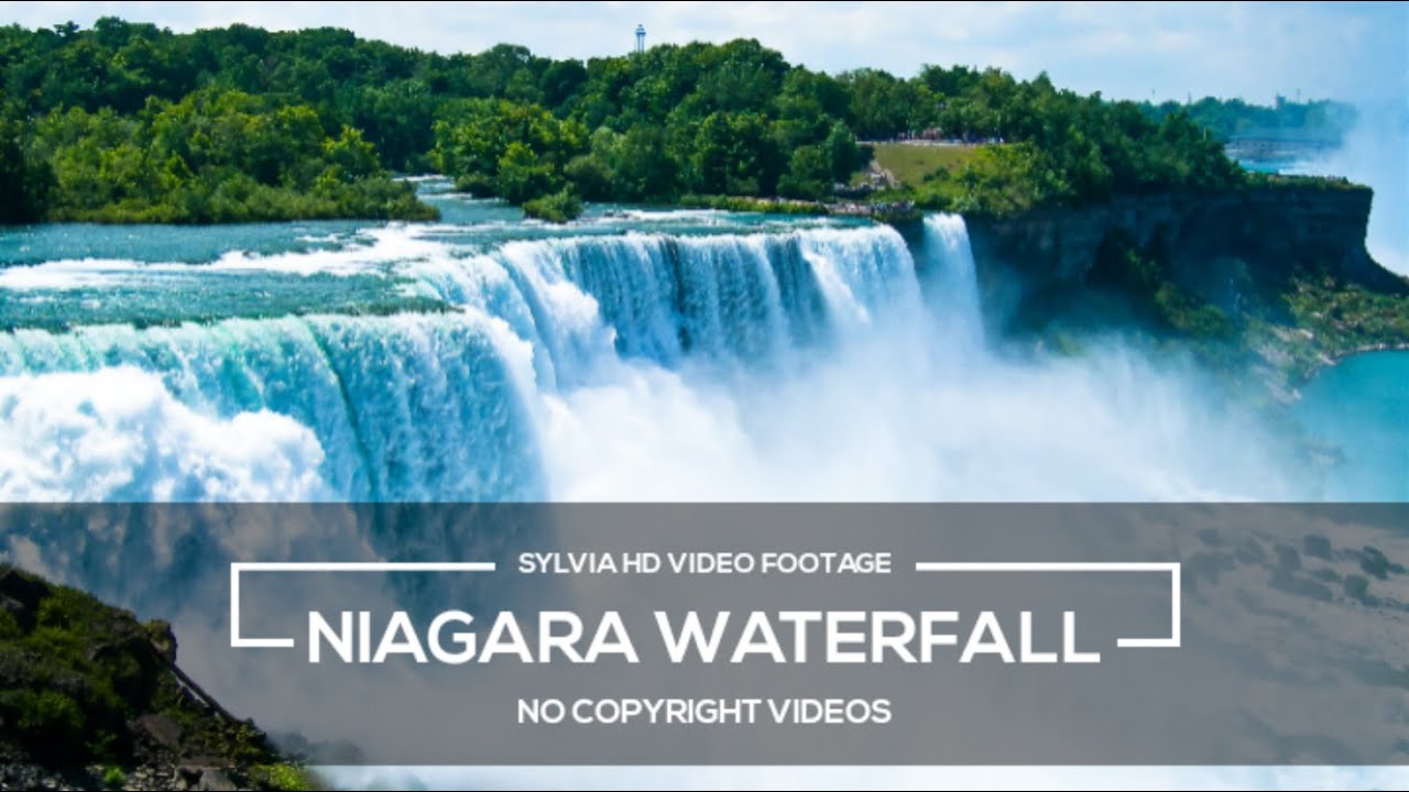 Waterfall Landscape ¹ || Niagara Waterfall || HD Stock Videos|Free Stock Footage|No Copyright Videos