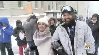 Rhode Island Couple Ties The Knot During Saturday's Blizzard