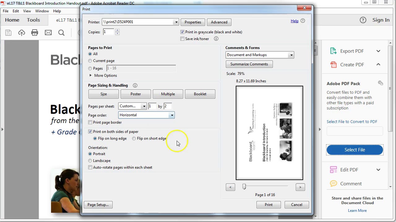 klodset tonehøjde Stillehavsøer Printing multiple pages per sheet in PDFs - YouTube