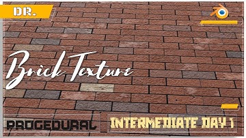 Brick texture Procedural blender 2.83