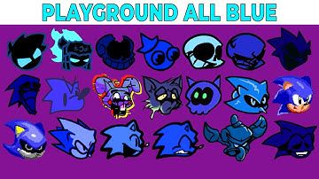 FNF Character Test | Gameplay VS My Playground | ALL Blue Test #5