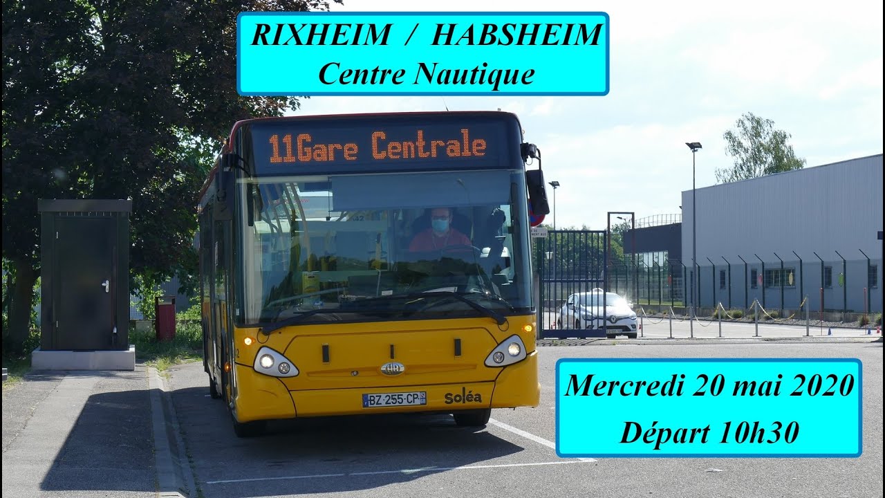 Bus L11 Centre Nautique - Gare Centrale de Mulhouse