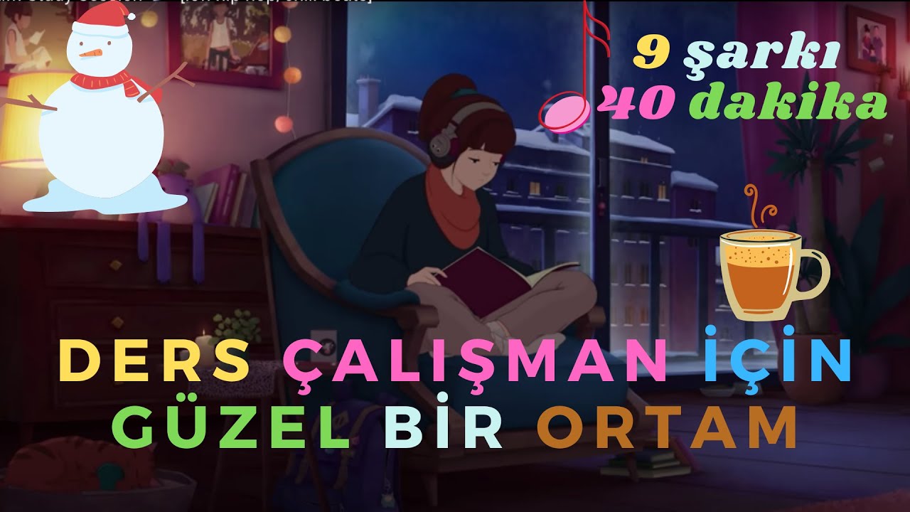 ⁣Kar Manzarası ve Bir Kupa Kahve Eşliğinde Ders Çalışın (Ders Çalışma Şarkıları 2)