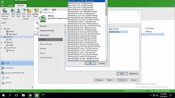 Veeam Restore to Microsoft Azure Demo
