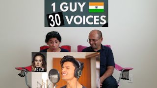 1 GUY 30 VOICES (Indian Edition) | REACTION !! 