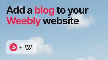 How to add a blog to a Weebly site with DropInBlog
