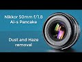 Nikon Nikkor 50 f/1.8 Pancake : Full Service