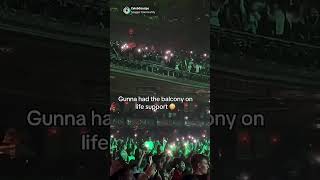Rapper gunna had the whole balcony on life support! 😭