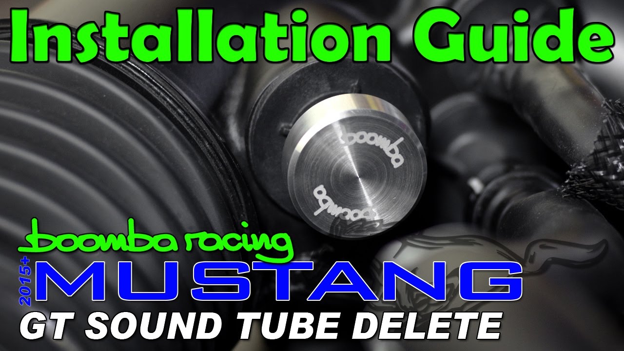 How to Install Boomba Sound Tube Delete for '15+ Ford Mustang GT