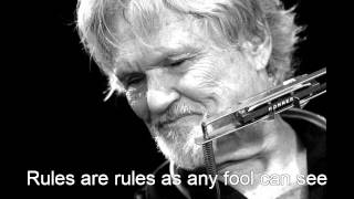 Kris Kristofferson, The Law Is for Protection of the People. Lyrics. Letra.