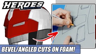 How to: Angled Cuts Using EVA Foam &amp; Pepakura Designer