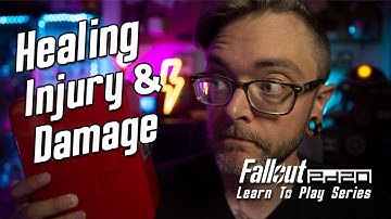 Fallout 2d20 Healing Damage and Injury: Learn to Play Series Tabletop RPG by Modiphius