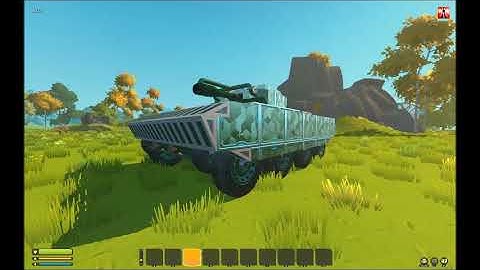 Scrap Mechanic Survival | The Fank (tank) - Modded Survival Build / concept