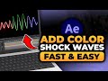 How To Add Color Shock Waves Effect in After Effects (FAST & EASY) | 100% WORKS | NO Yapping!