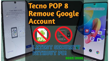 Bypass FRP Tecno Pop 8 (BG6/BG6M) — No PC Method