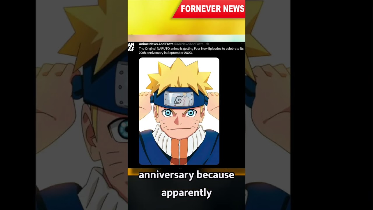 Naruto Anime to Celebrate 20th Anniversary With 4 New Episodes