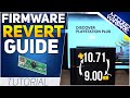 How to revert the ps4 to a previous firmware full tutorial