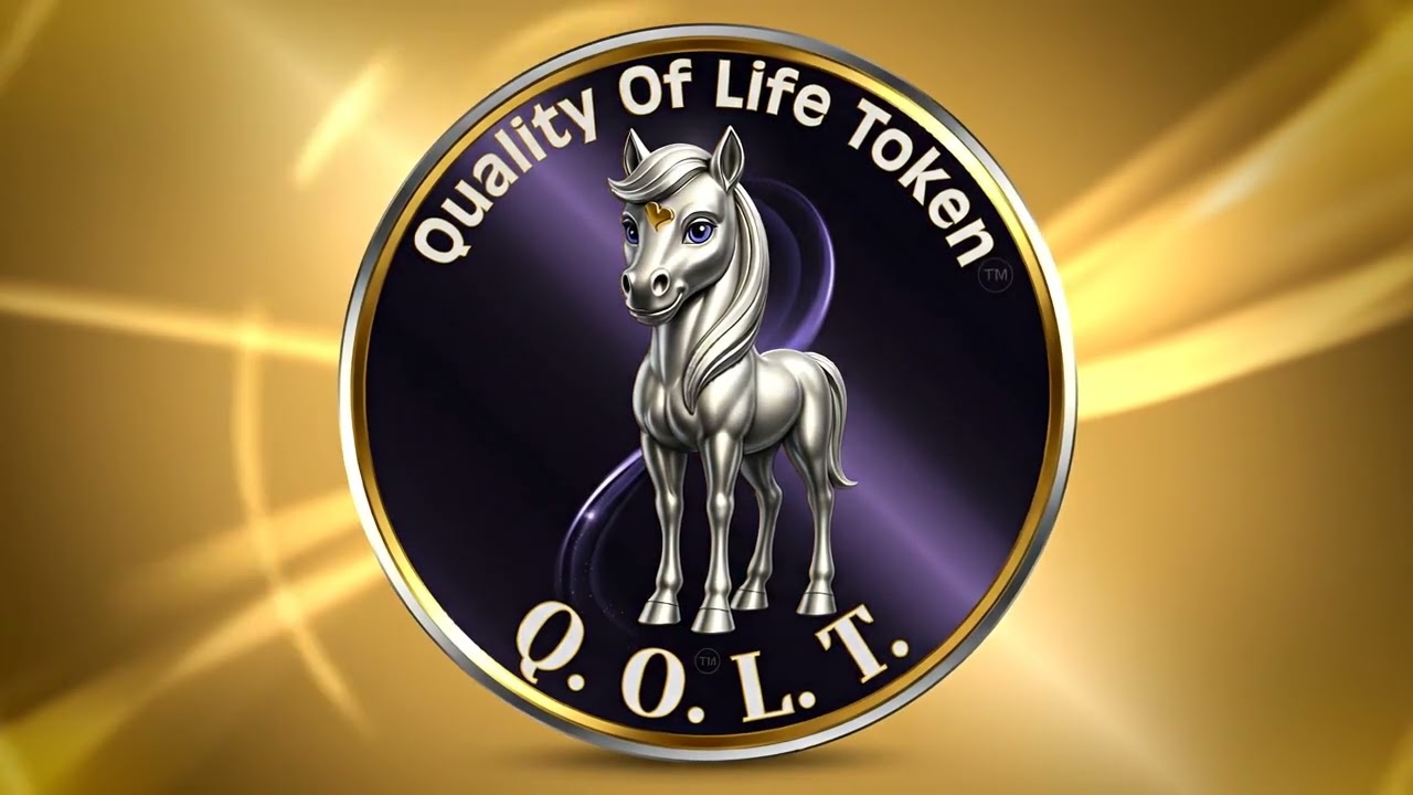 QOLT Quality Of Life Token Gold Flash