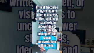 Discourse analysis in qualitative research - what's critical discourse analysis?