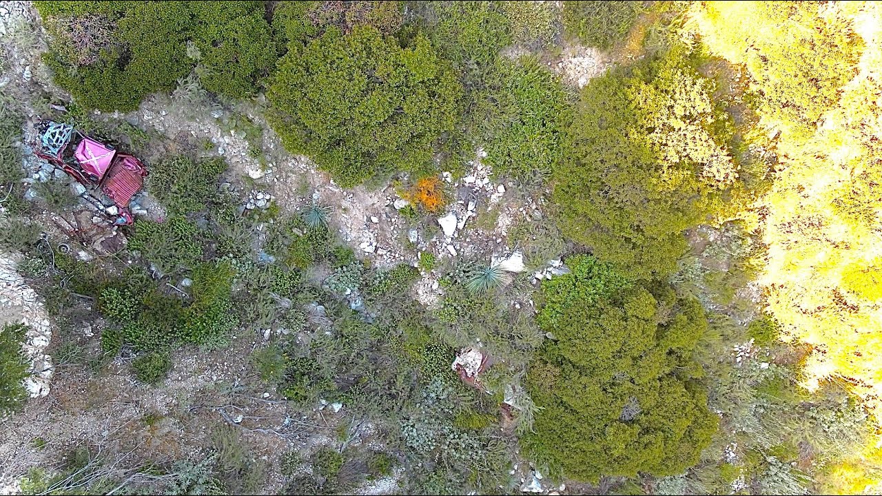 I TRIED HIKING TO THE CRASHED CARS OFF HWY 2 AND FAILED!