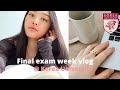 Final Exam Week Vlog at Korea University