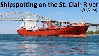 Shipspotting on the St. Clair River (5/12/2024)