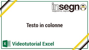 Excel - Testo in colonne