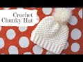Crochet 1 Hour Chunky Beginner Beanie / Hat Tutorial
