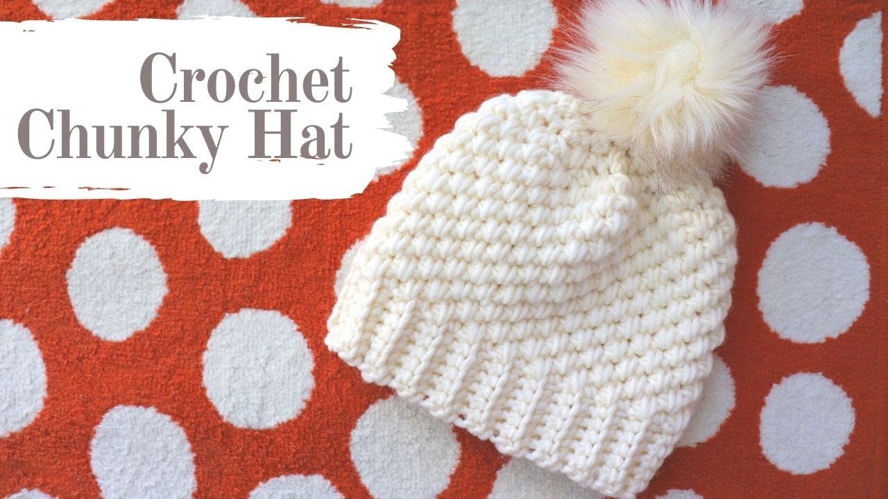 højttaler Barber Rød Crochet 1 Hour Chunky Beginner Beanie / Hat Tutorial - YouTube