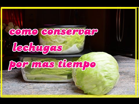 Video: Consejos para limpiar y almacenar lechugas