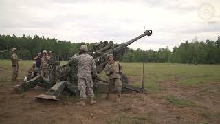 1 134th Field Artillery Debuts the M777 Howitzer