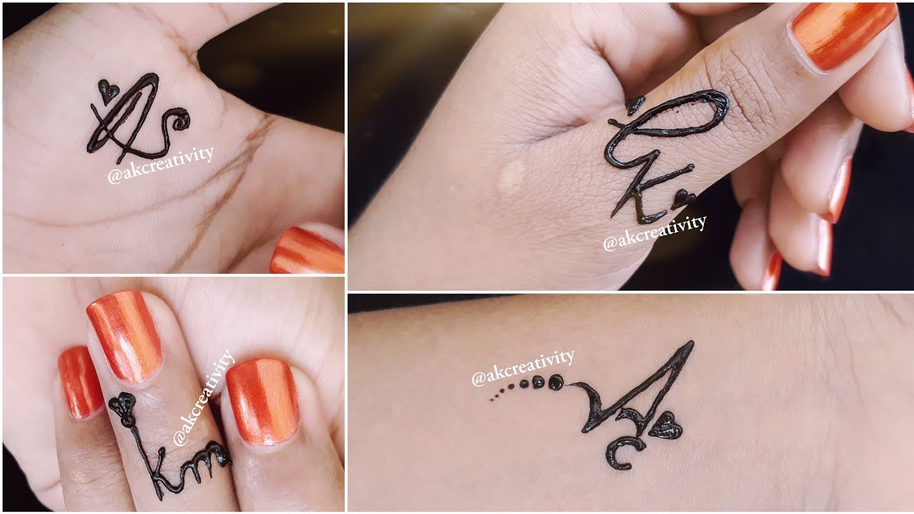 Alphabet A  k tattoo by Rohit Panchal  Tattoos K tattoo Infinity tattoo
