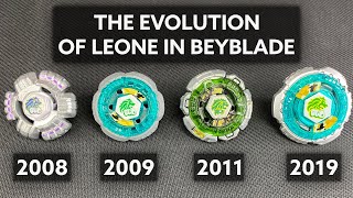 Evolution of LEONE (2008-2019) | Beyblade Metal Fight - Burst | LEONE THROUGHOUT THE YEARS