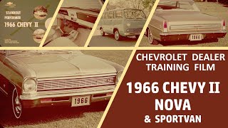 1966 Chevy II Nova, SS, 100, and Sportvan - Chevrolet Dealer Sales Training Film - (327 L79)