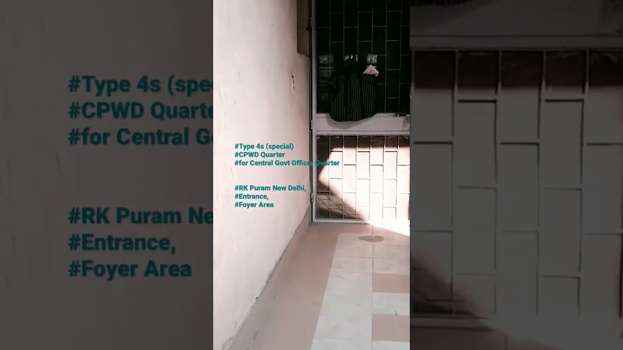 Type 4S  , type 4 special CPWD Quarter  for , RK puram New Delhi
