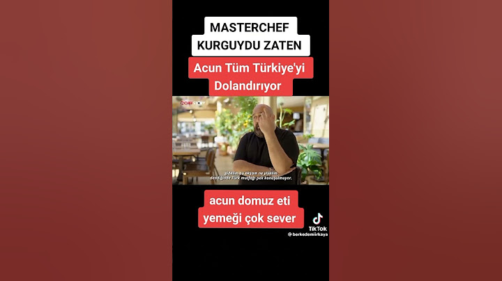 Somer şef Masterchef kurguydu Acun hakkında açıklama